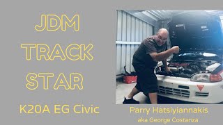 Parry's K20a KG Civic Race Car - Keep it Simple