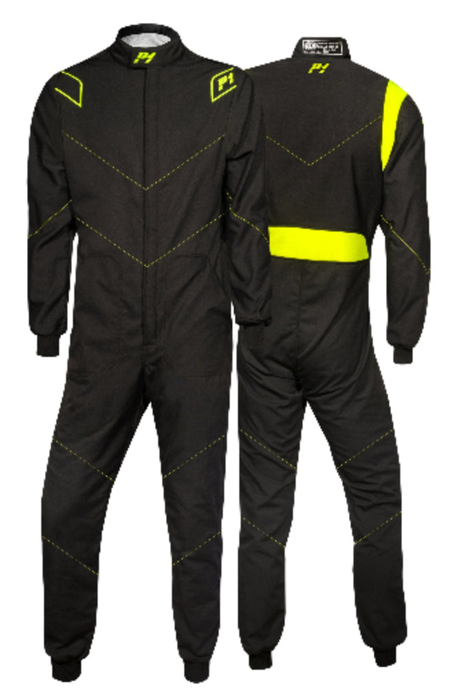 P1 Mid Corsa FIA 8856-2018 two-layer lightweight Nomex race suit with stretch inserts