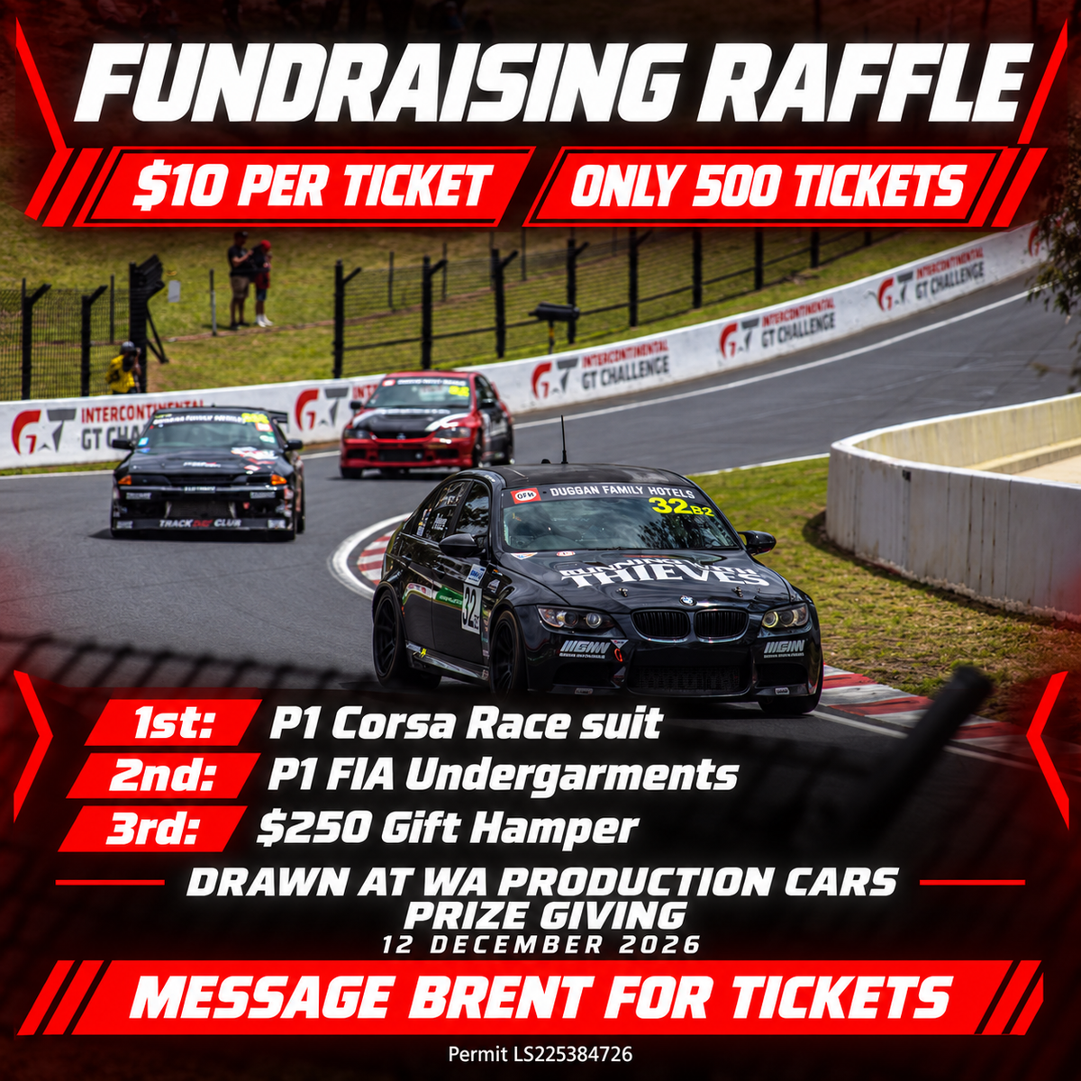 Fundraising Raffle — $10 Per Ticket