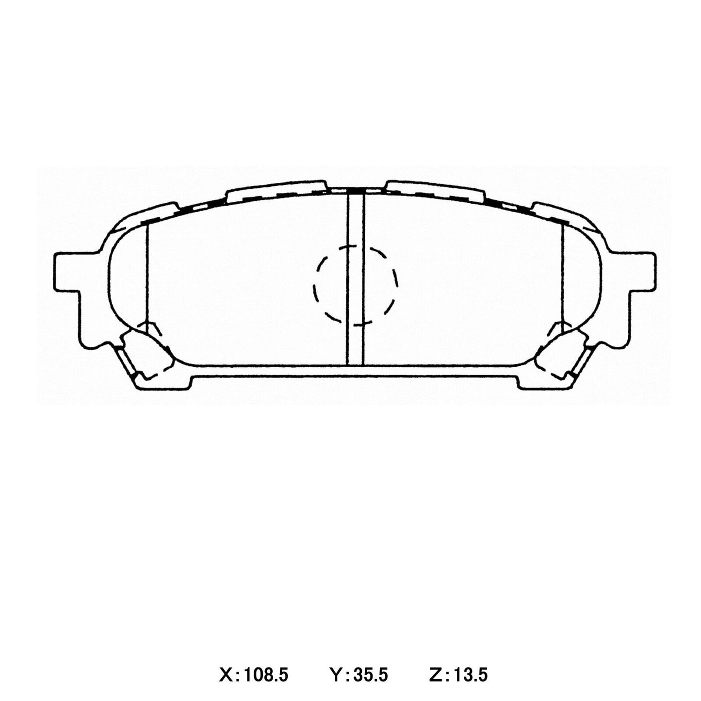 CIRCO Brake Pads Subaru Impreza AWD
