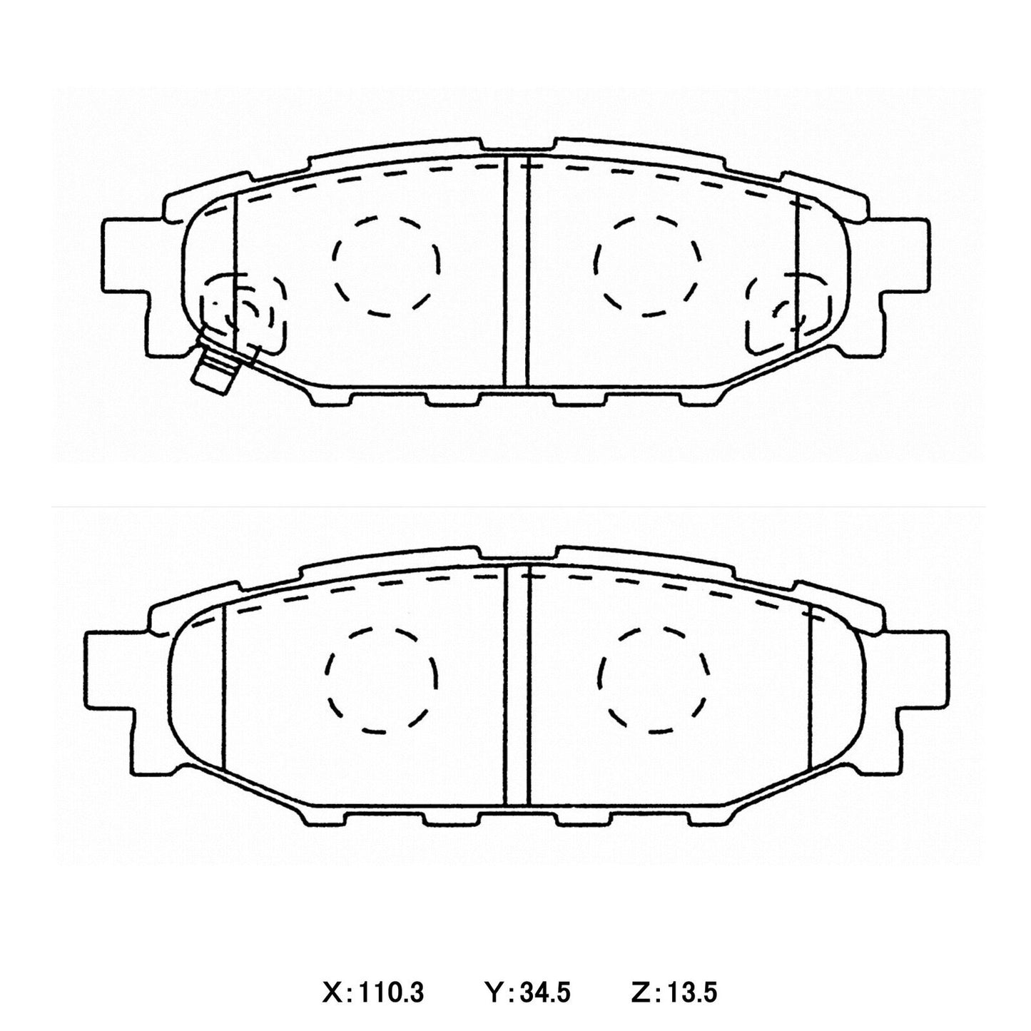 CIRCO Brake Pads Toyota 86 GT / Subaru Impreza AWD / Forester X, XS, XT