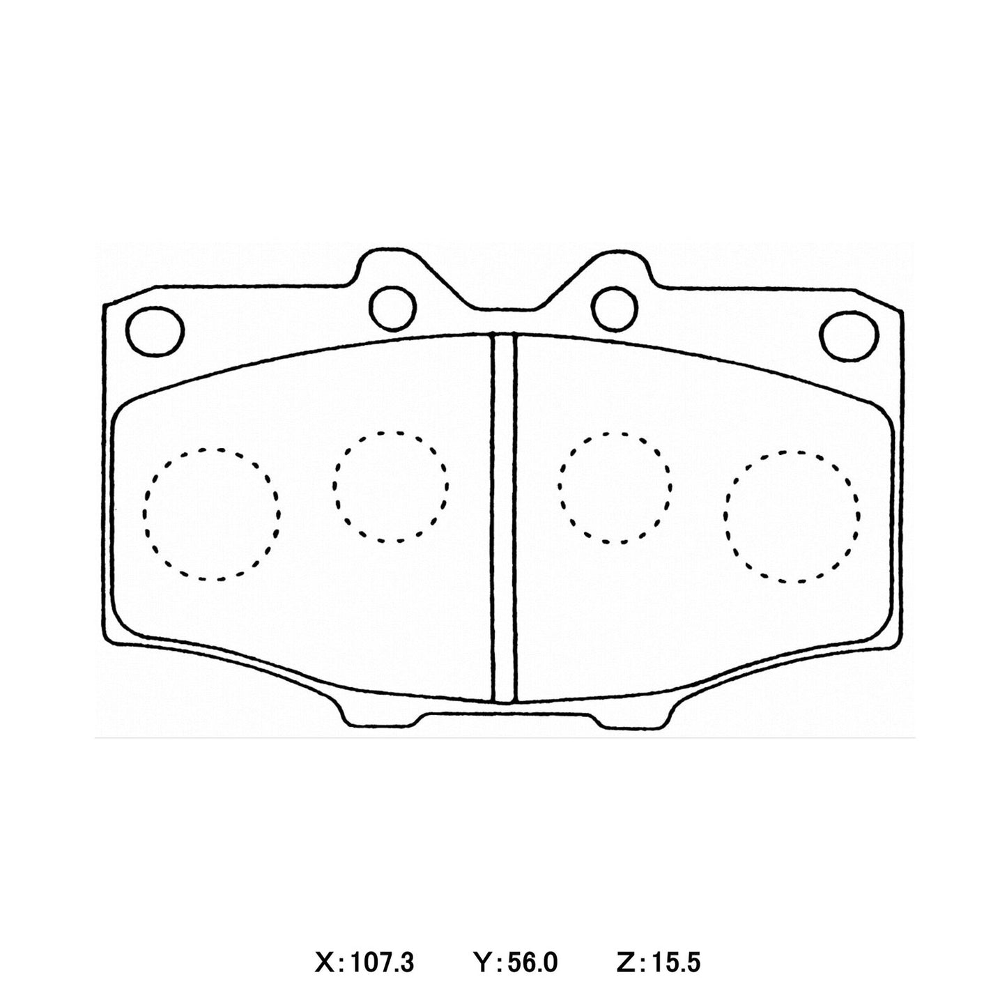 CIRCO Brake Pads Toyota Hilux / Landcruiser