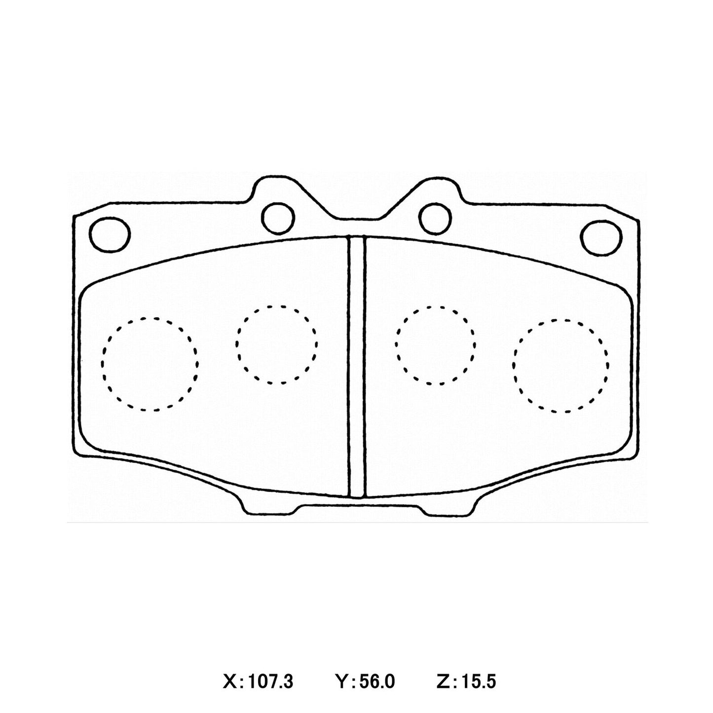 CIRCO Brake Pads Toyota Hilux / Landcruiser
