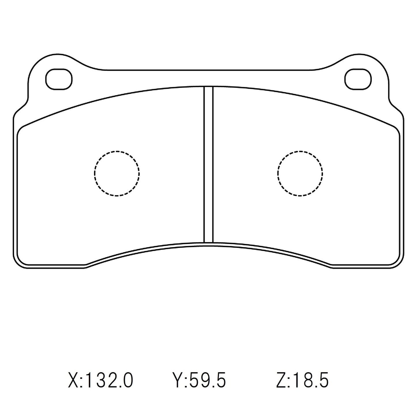 CIRCO Brake Pads Nissan GTR35 / Jeep SRT