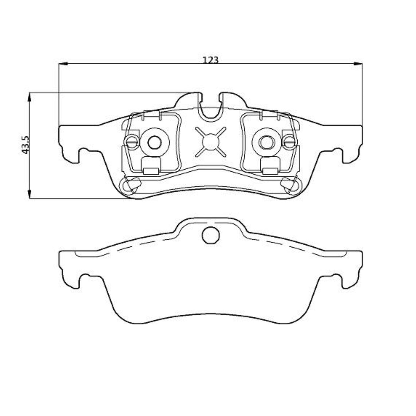 CIRCO SC17 Street Performance Brake Pads Mini One / JCW / Cooper (R53)