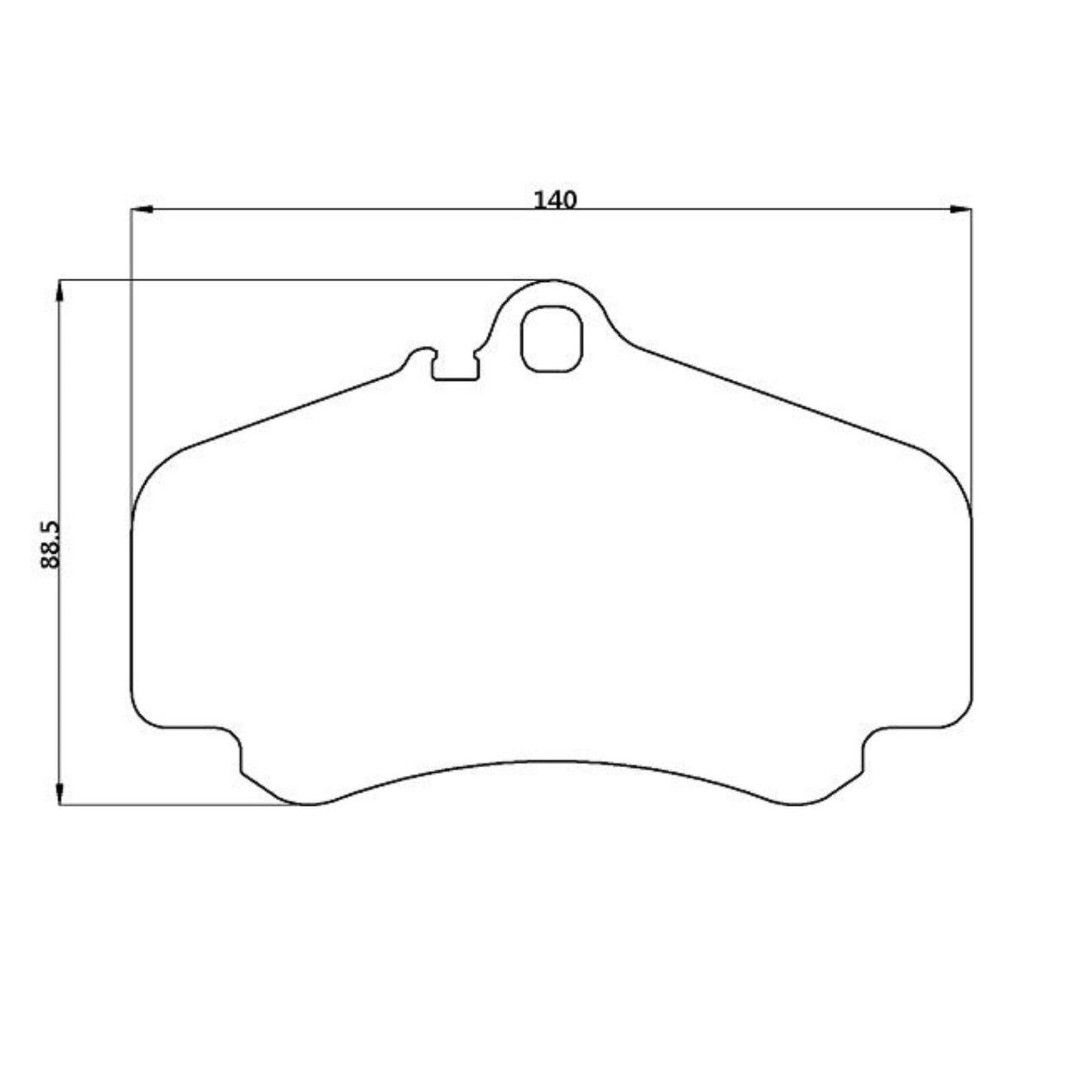 CIRCO Brake Pads Porsche 911 Carrera 4, 4S 'Big Red'