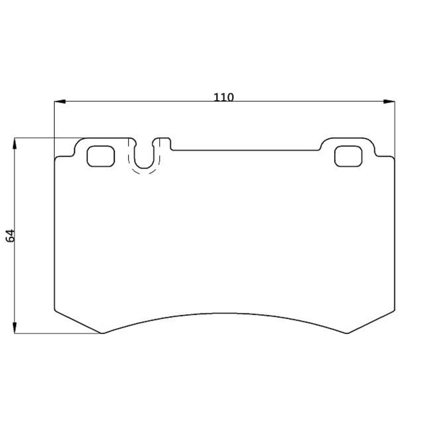 CIRCO Brake Pads Mercedes AMG C63 (W204)