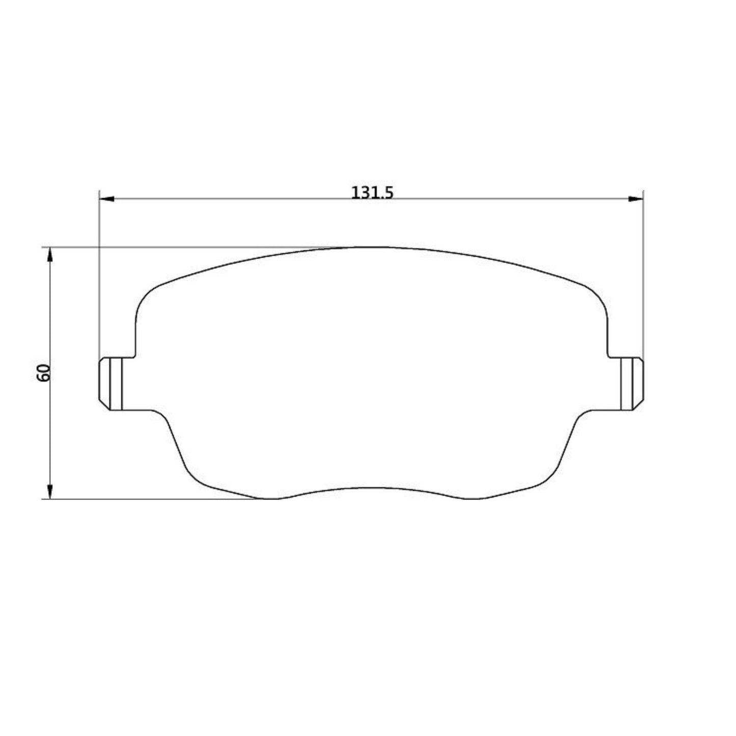 CIRCO Brake Pads VOLKSWAGEN POLO 9N 1.8T GTI FRONT