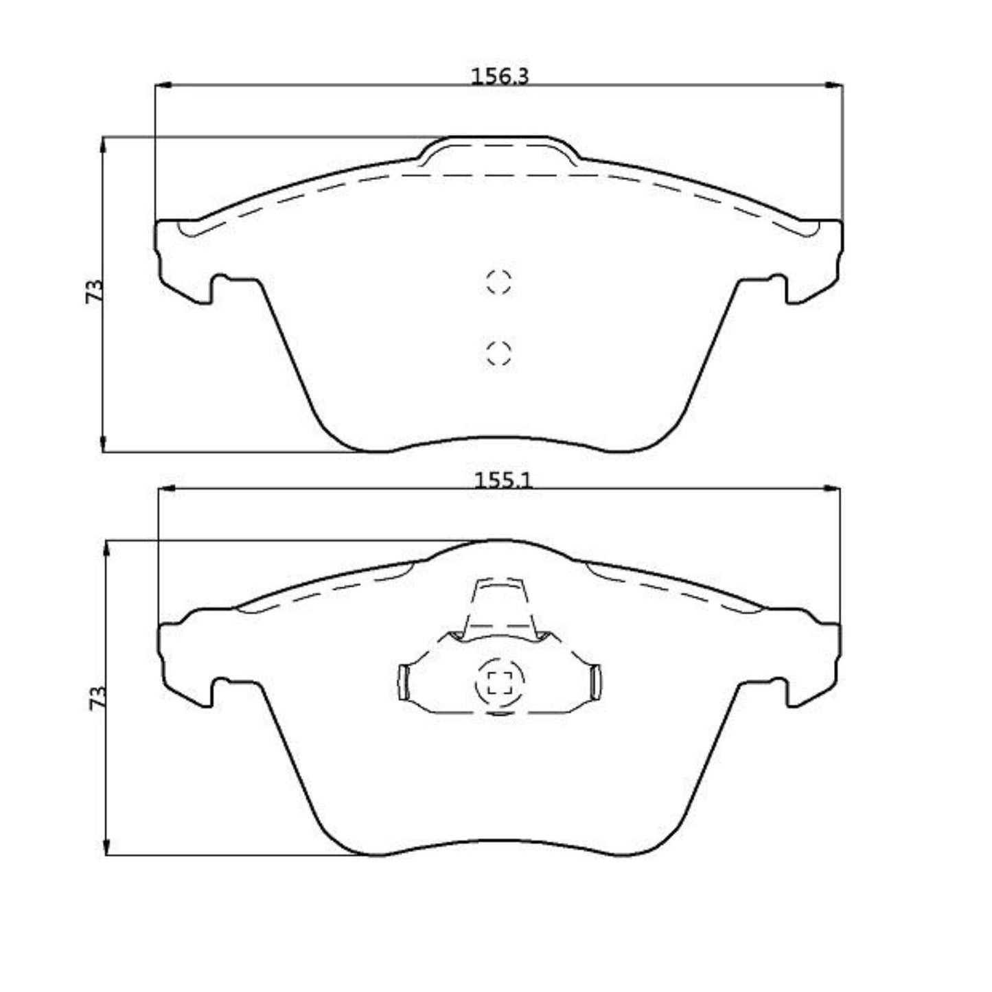 CIRCO Brake Pads Volkswagen Golf VI R / Audi S3