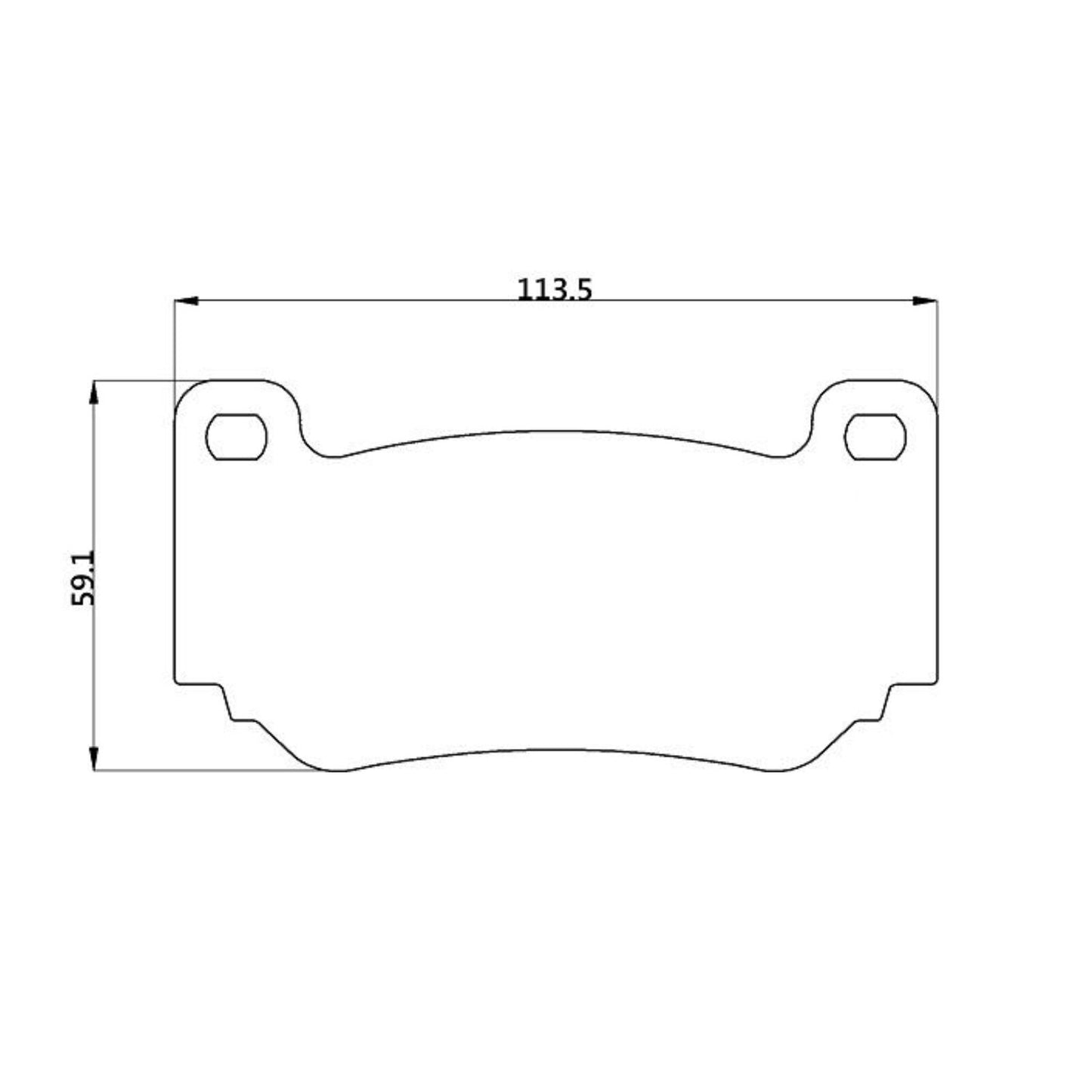 CIRCO Brake Pads AP 4 pot CP7600