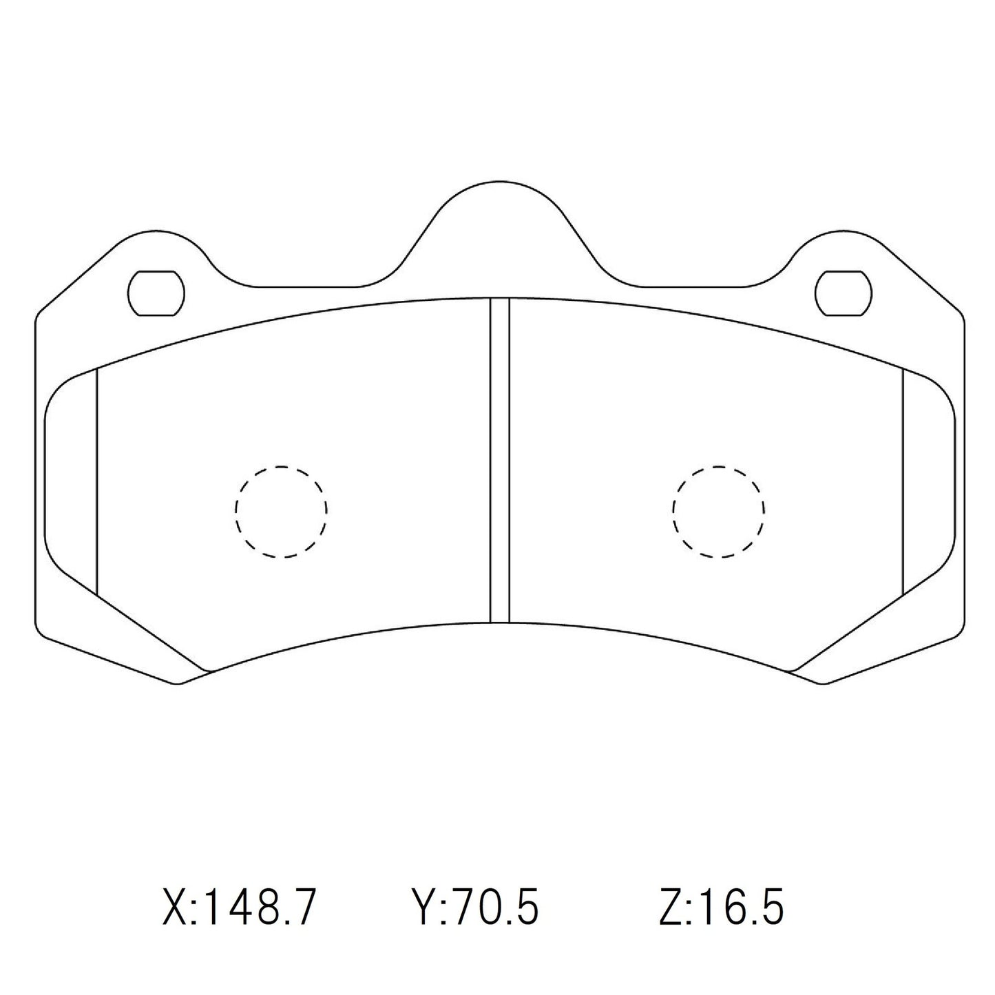 CIRCO Brake Pads AP 4 pot CP7040