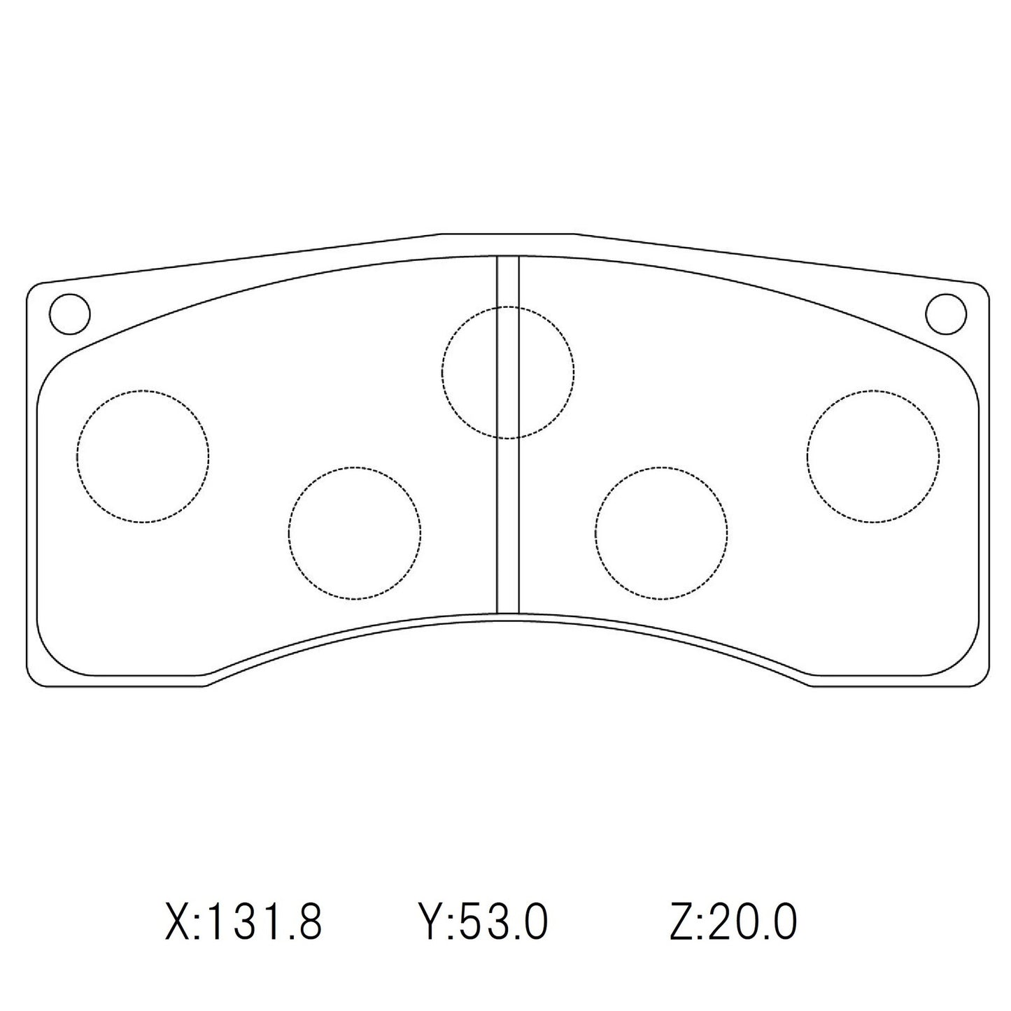 CIRCO Brake Pads Alcon / AP / Brembo 4 pot
