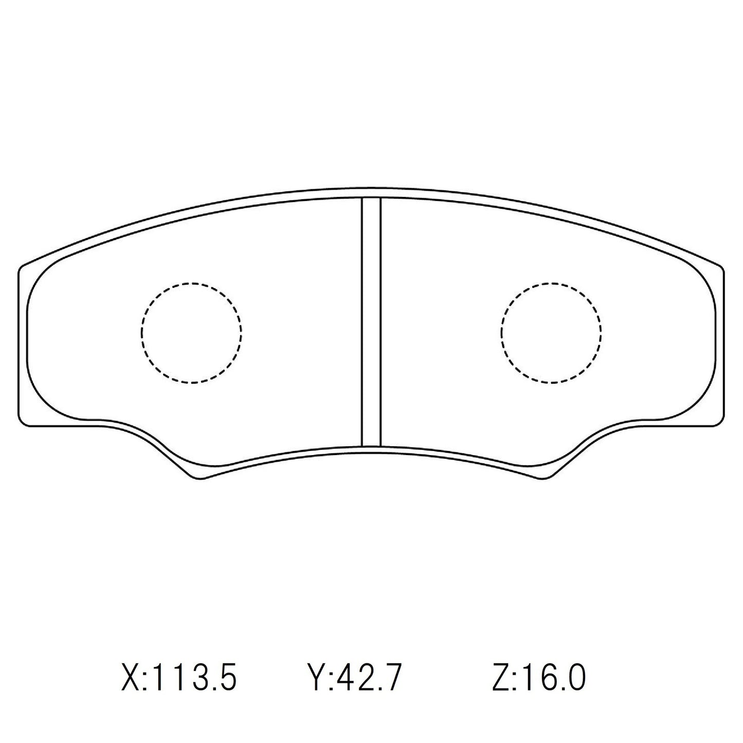 CIRCO Brake Pads Alcon / AP