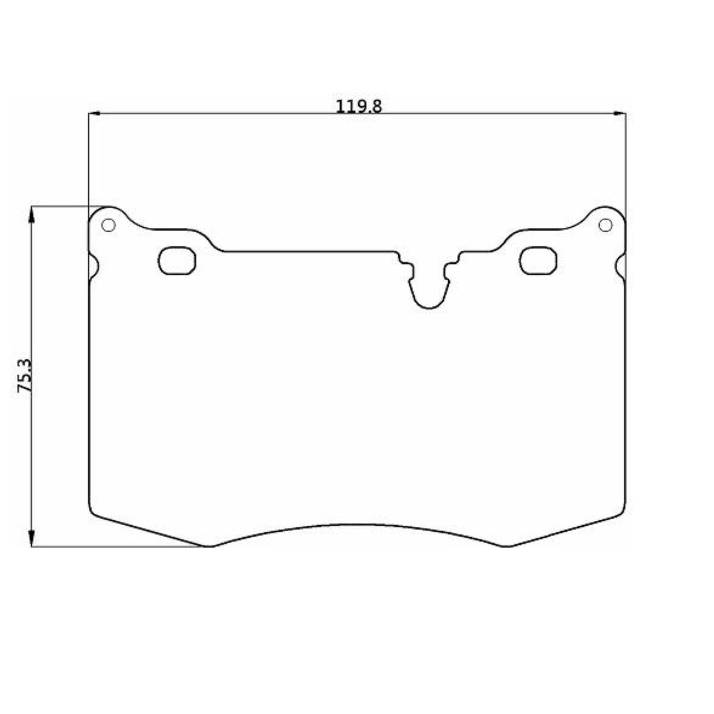 CIRCO SC17 Street Performance Brake Pads Mini Cooper JCW (Brembo)