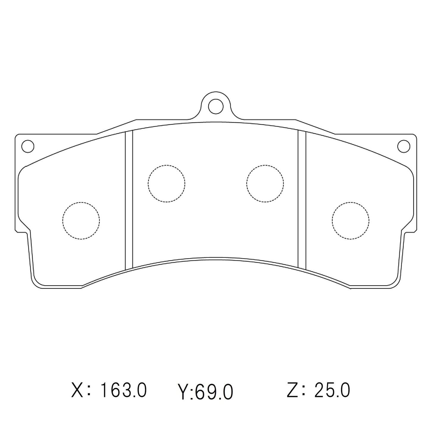 CIRCO Brake Pads AP / ALCON GT