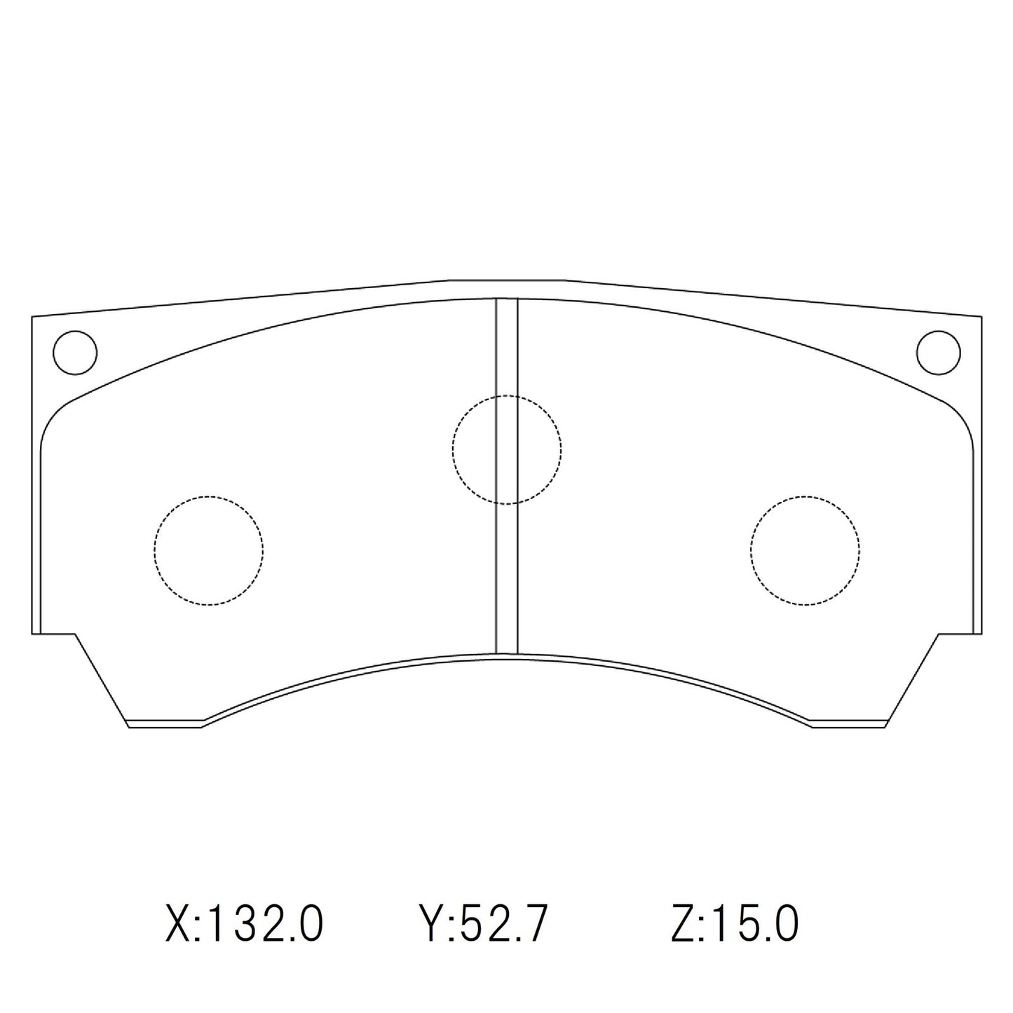 CIRCO Brake Pads Alcon CAR98 (Mono4)