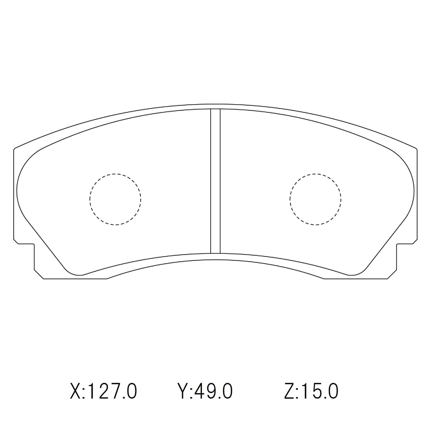 CIRCO Brake Pads AP 4 pot 127mm