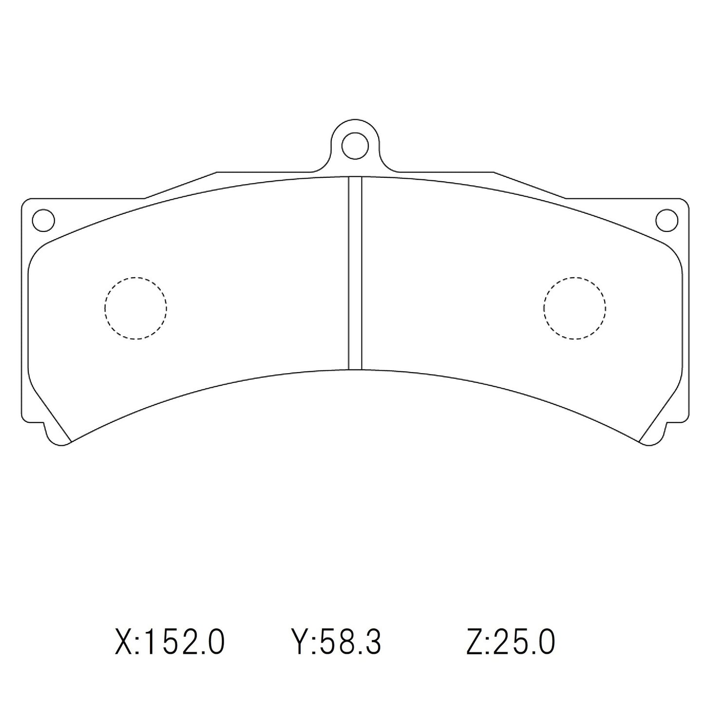 CIRCO Race Brake Pads AP Racing 6 pot 46RD