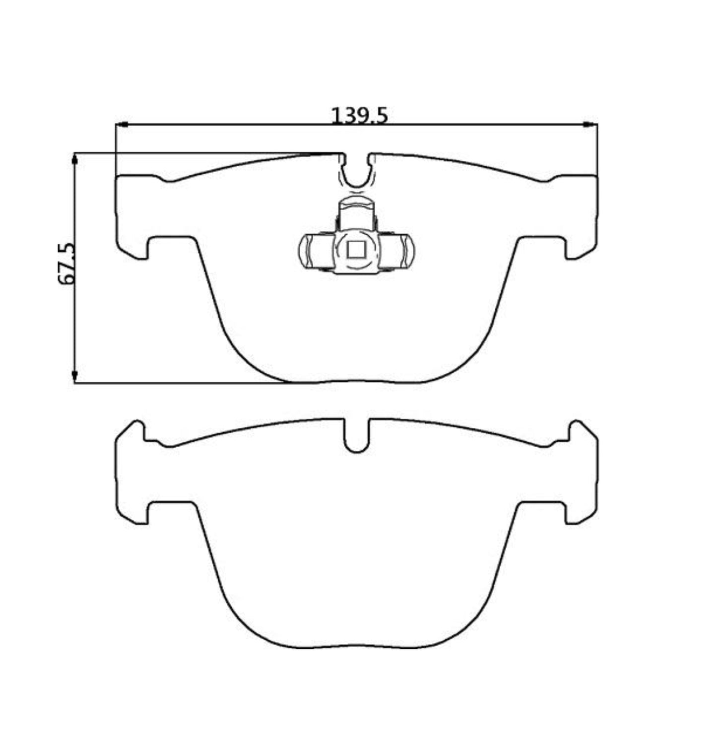 CIRCO Brake Pads BMW E82 1M Standard Caliper (non-M)