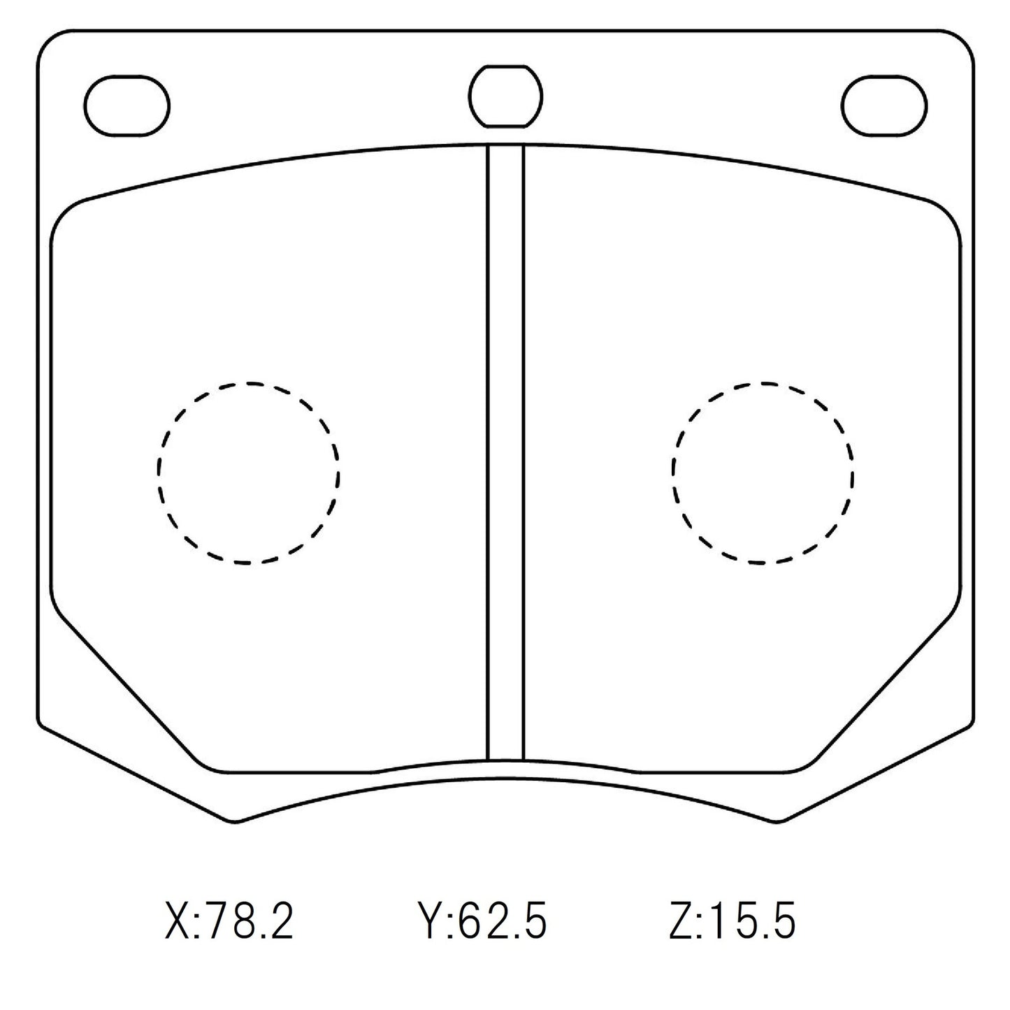 CIRCO Brake Pads Ford Capri / Cortina / Escort