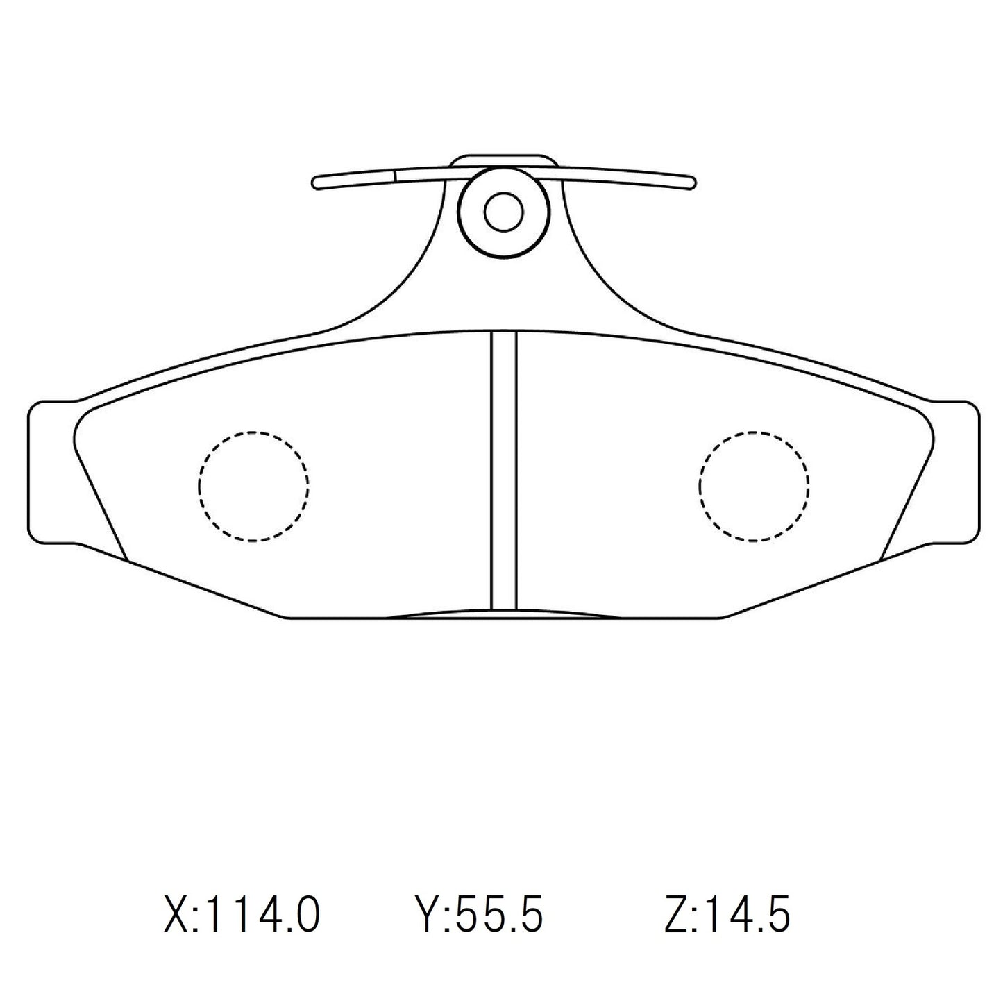 CIRCO Brake Pads Commodore (DB1086)