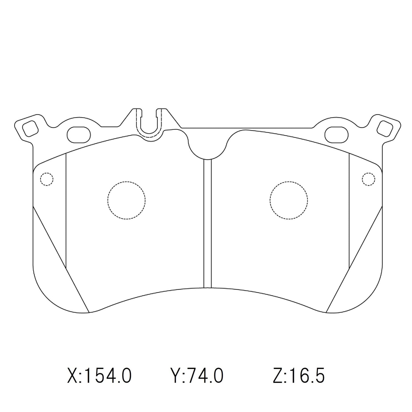 CIRCO Brake Pads Mercedes A45 AMG / SLK55 AMG