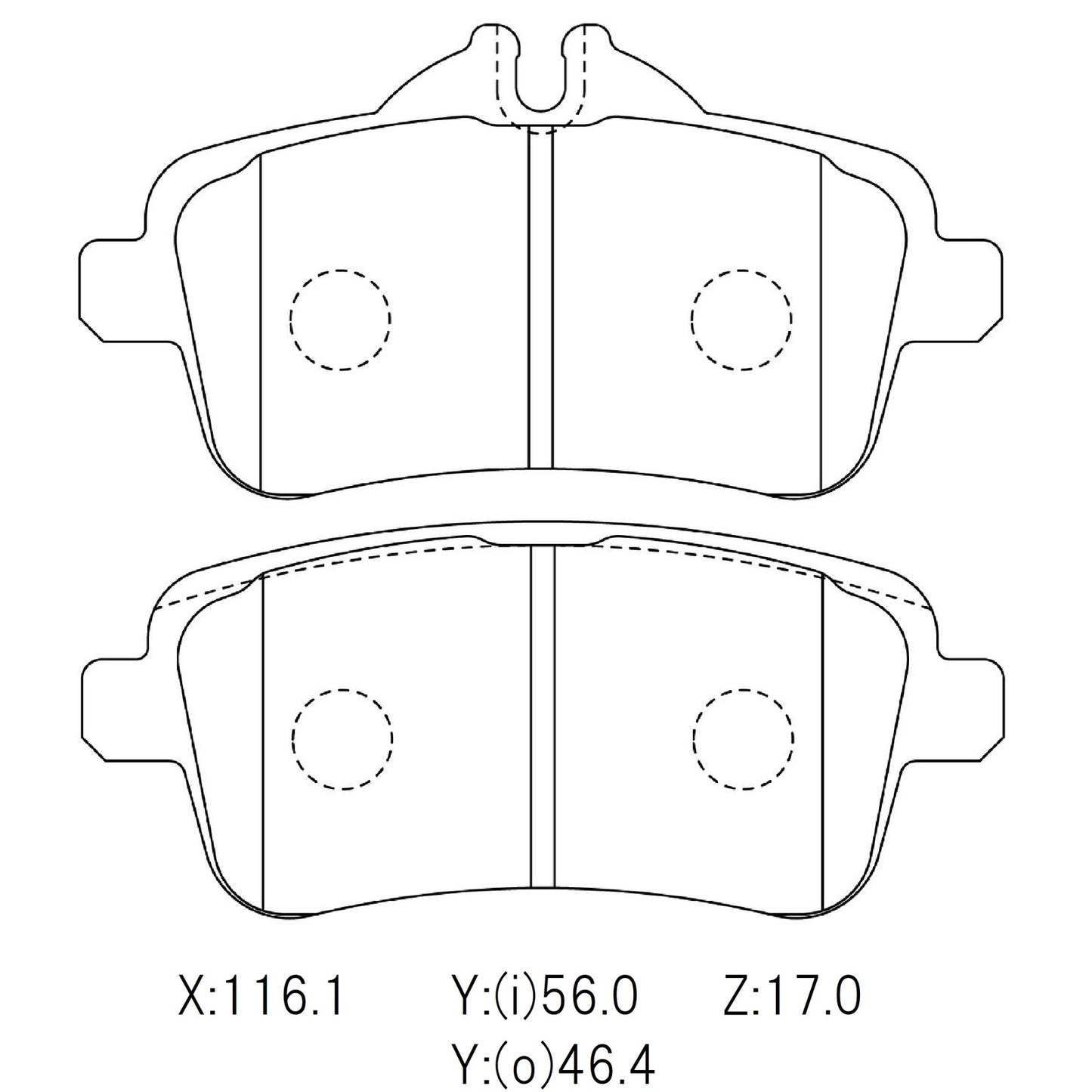CIRCO Brake Pads Mercedes A45 AMG / SLK55 AMG