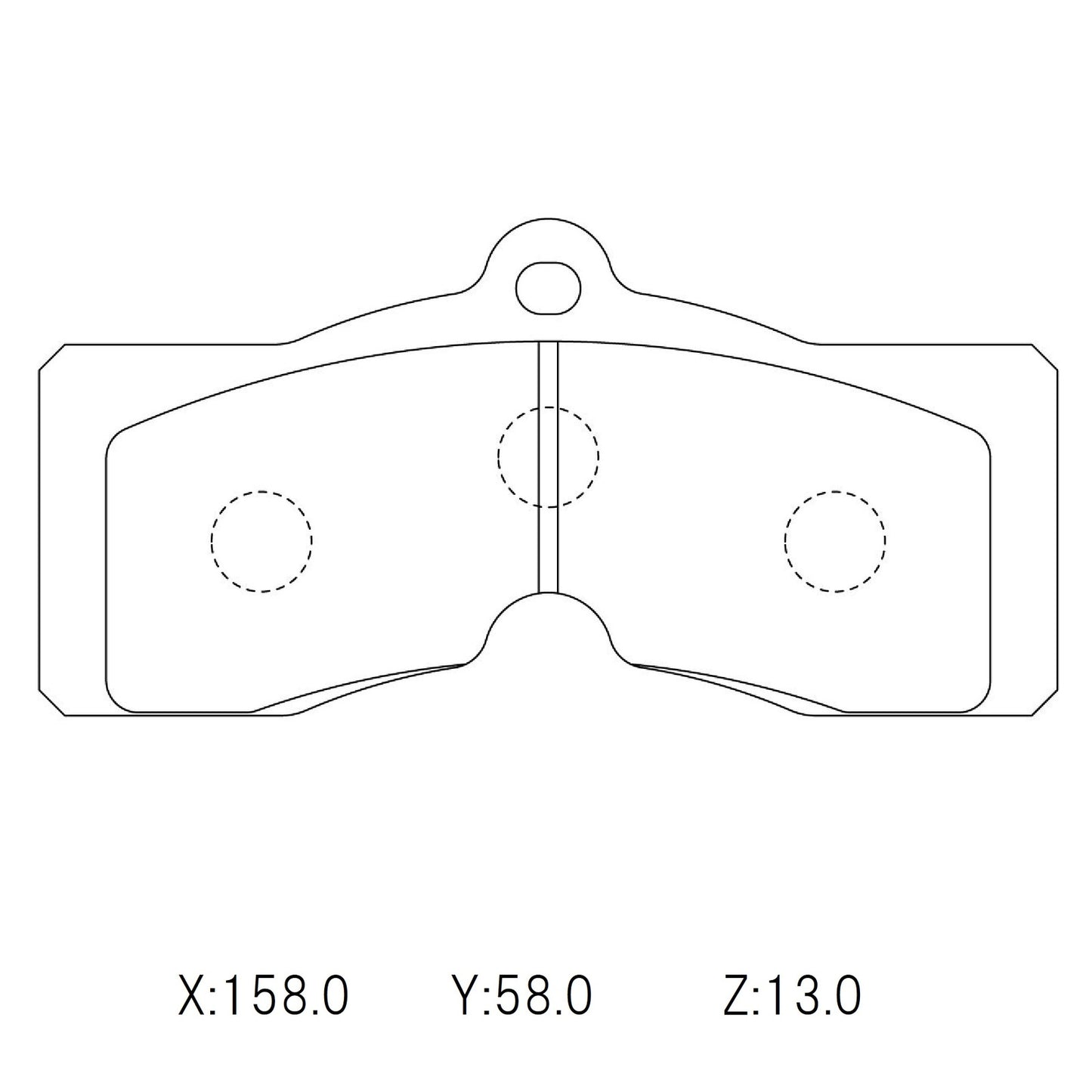 CIRCO Brake Pads Corvette Single Pin Historic