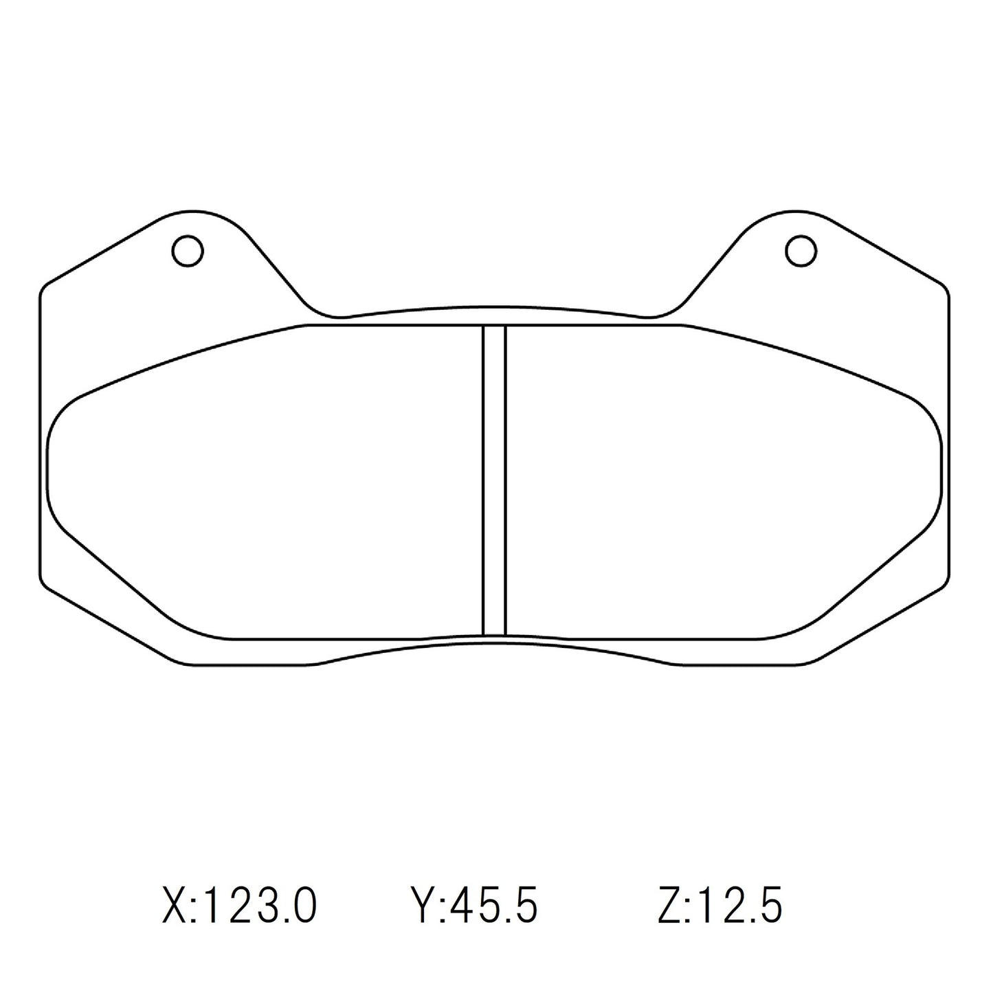 CIRCO Brake Pads Wilwood Dynapro Six Lug 6712