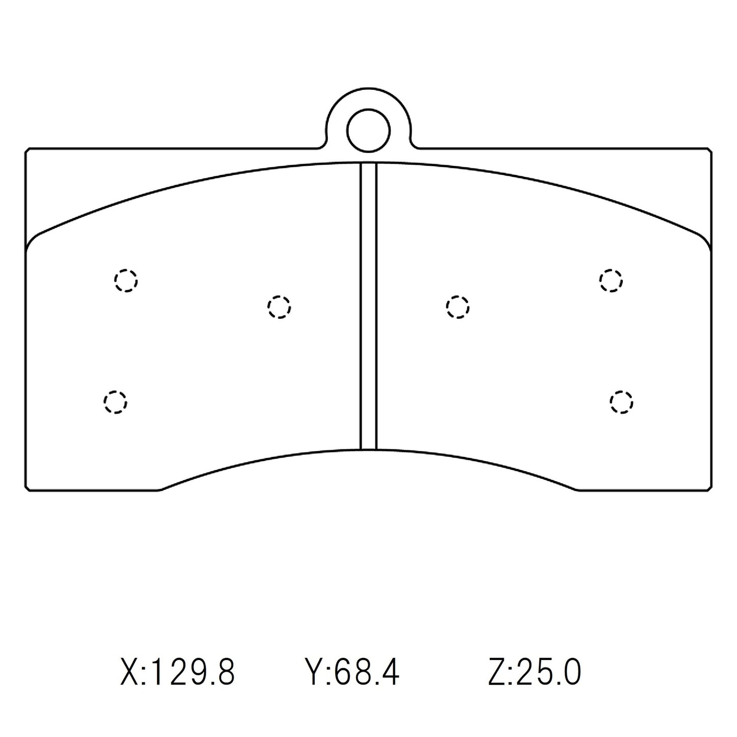 CIRCO Race Brake Pads AP Racing 4pot CP3714D54
