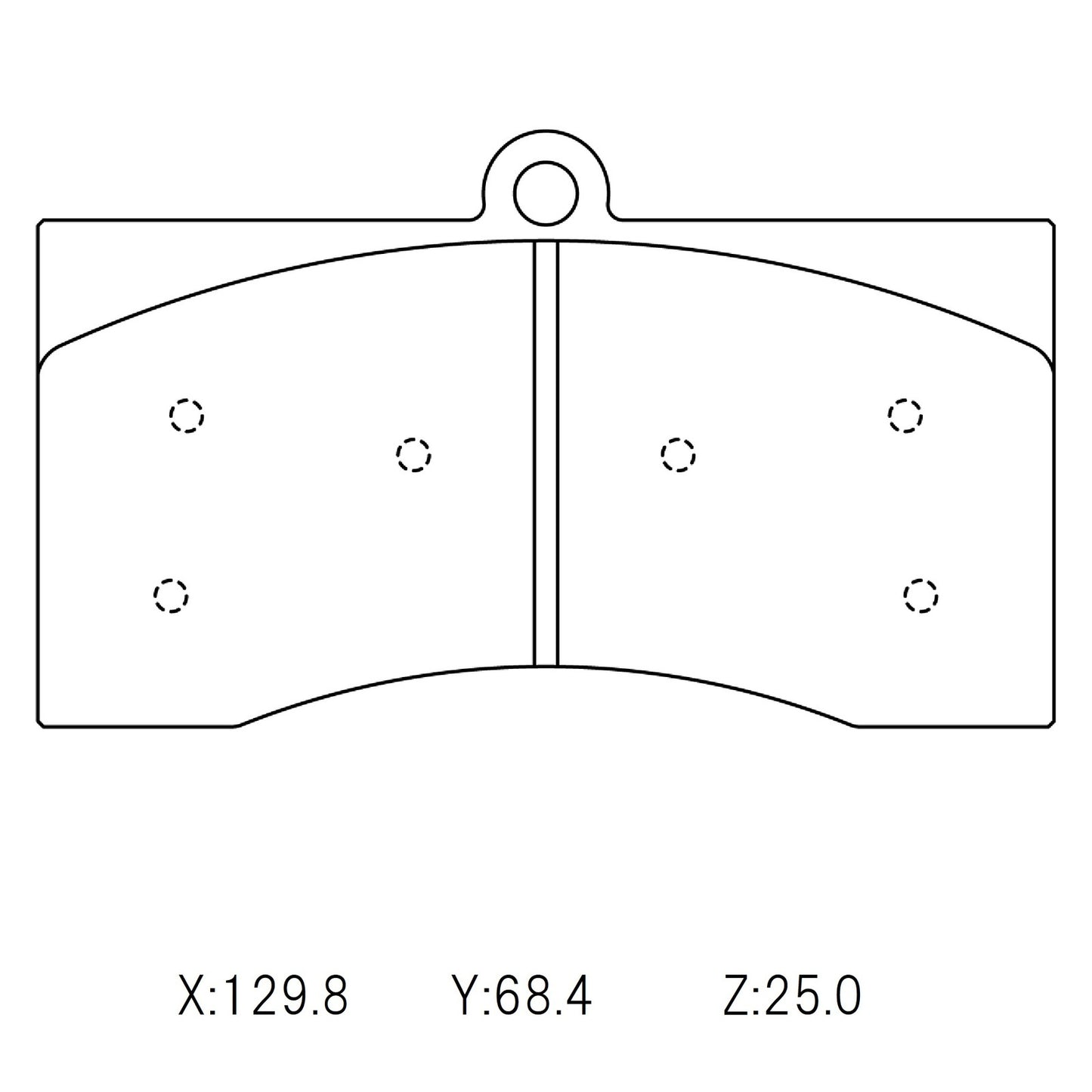 CIRCO Race Brake Pads AP Racing 4pot CP3714D54