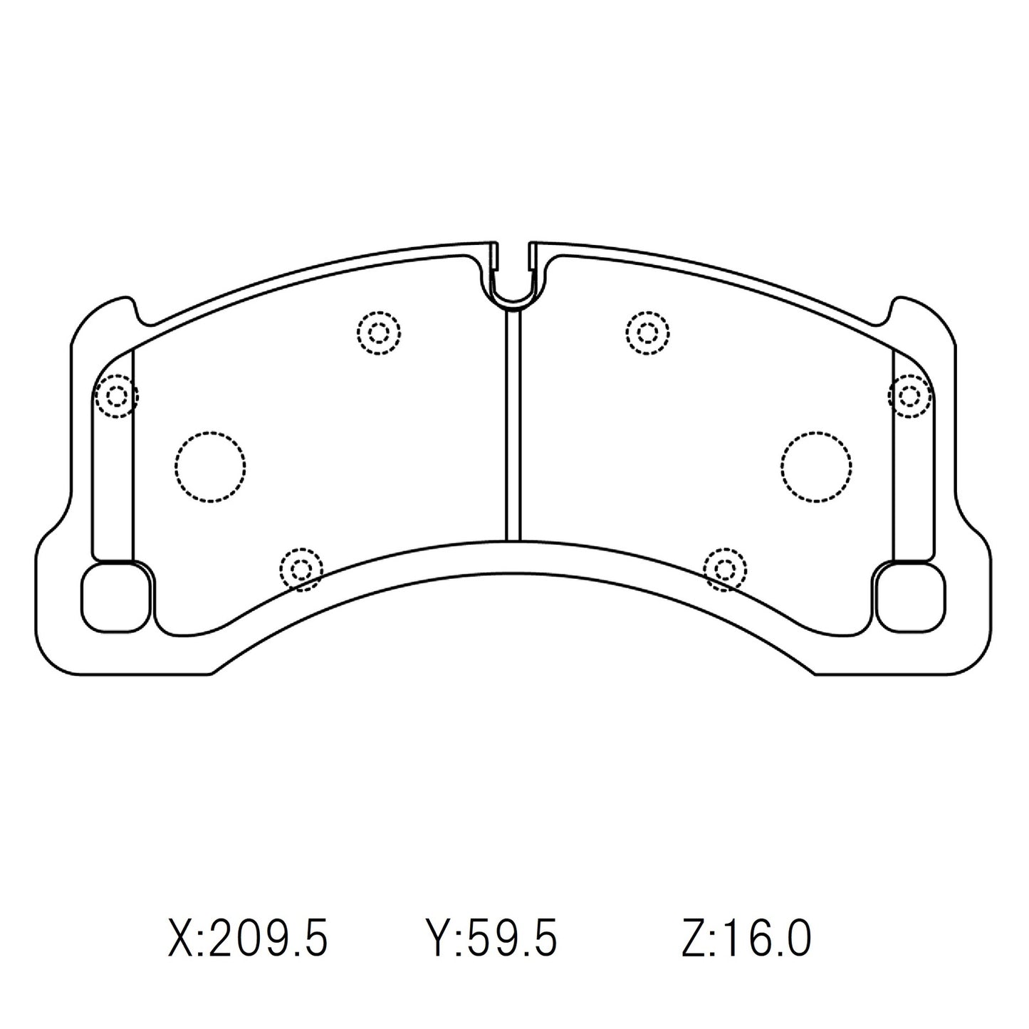CIRCO Brake Pads Porsche Panamera/Cayenne/VW Touareg