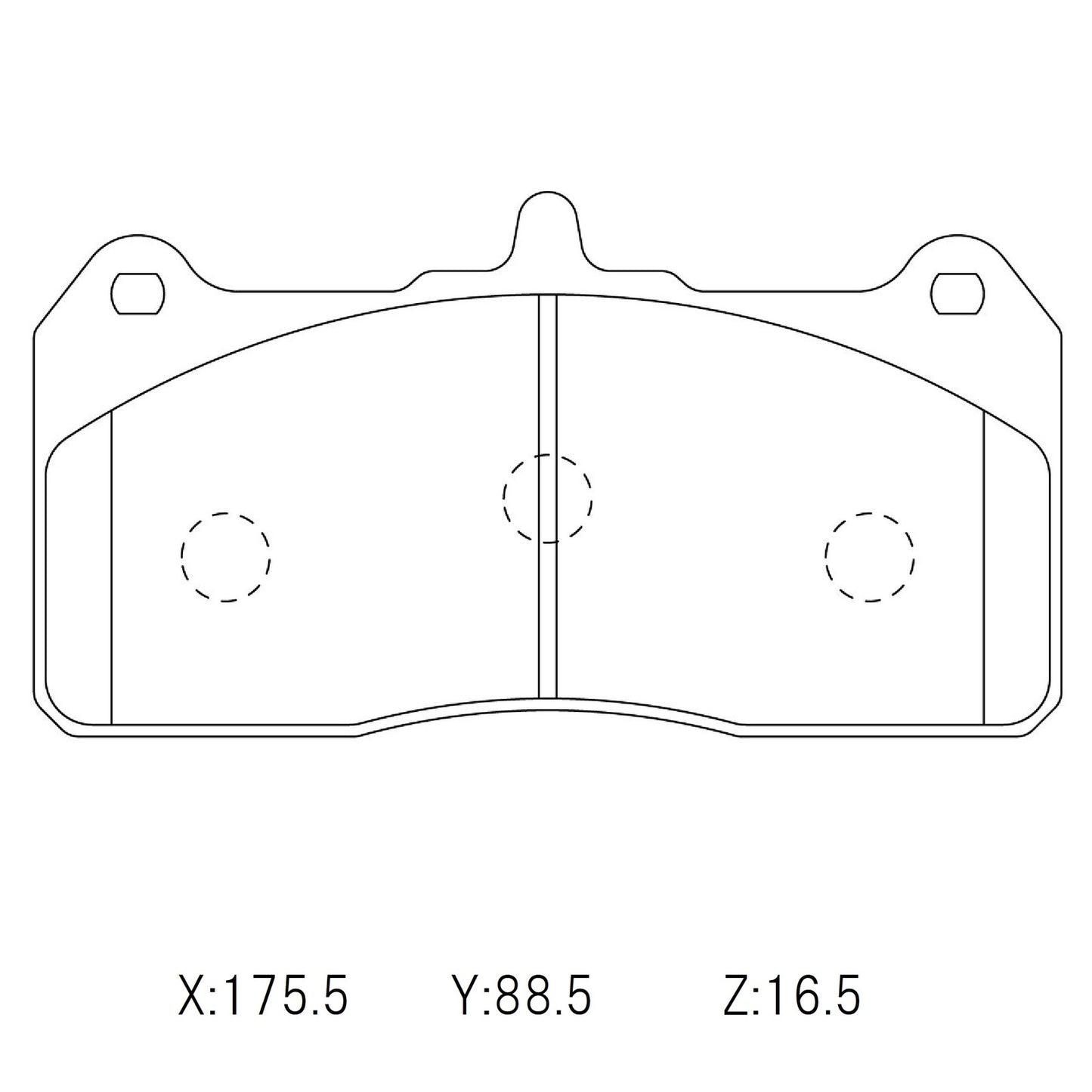 CIRCO Brake Pads AP / HSV VF GTS 6pot FRONT