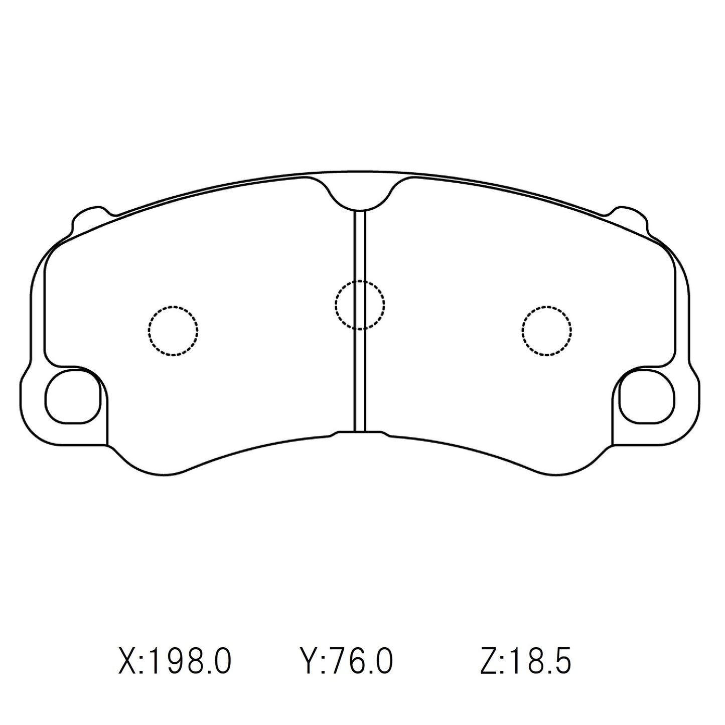 CIRCO Brake Pads Porsche 991 GT2/GT3 RS Ceramic Brakes (For Iron Conversion)