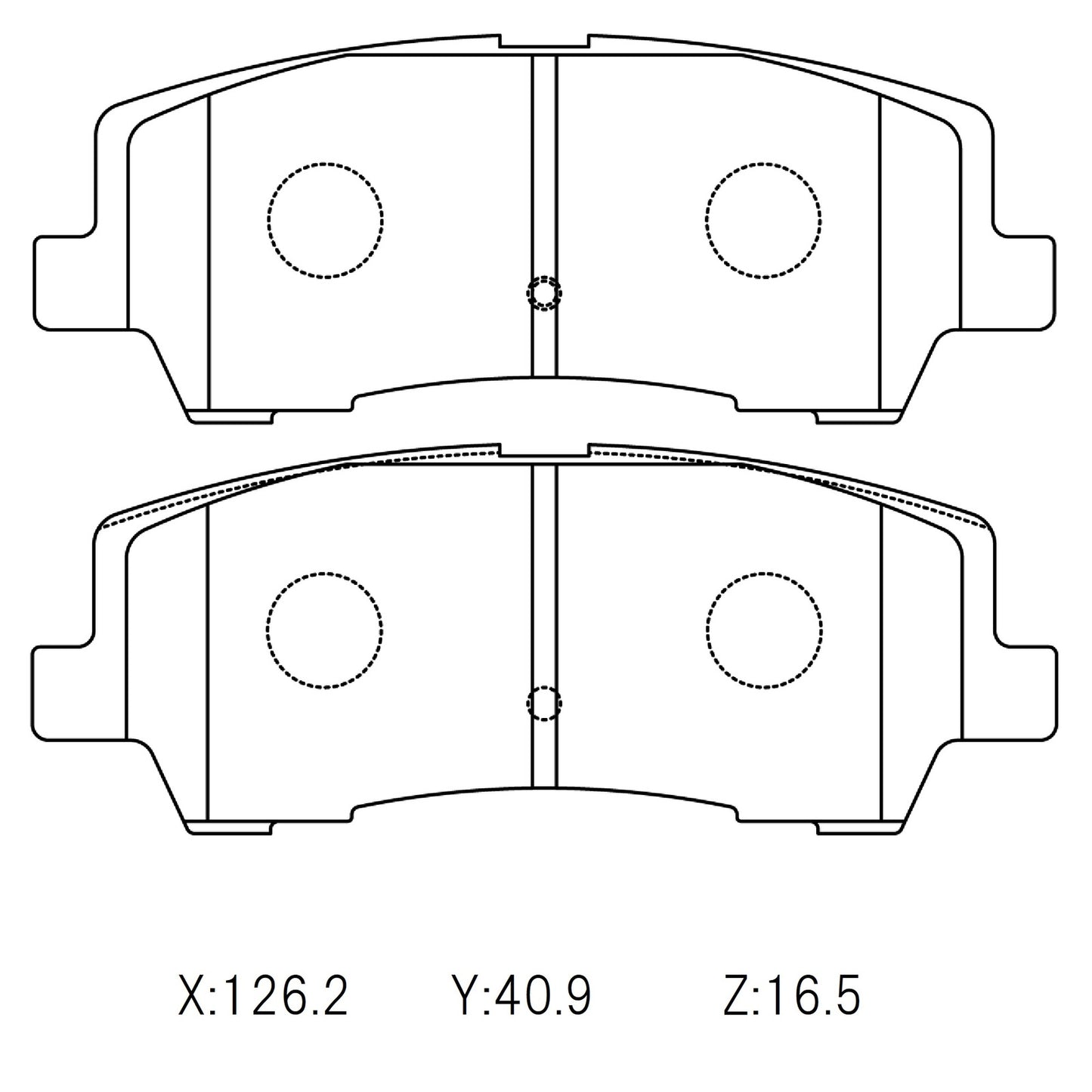 CIRCO Brake Pads Ford Mustang 2016