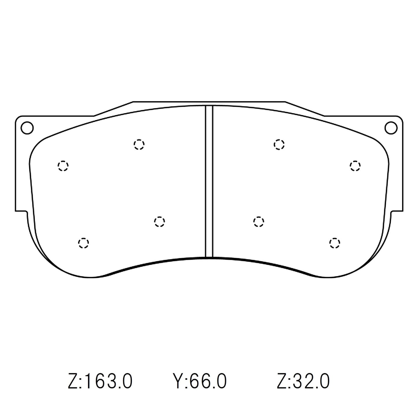 CIRCO Brake Pads AP GT3 Radical D64 McLaren
