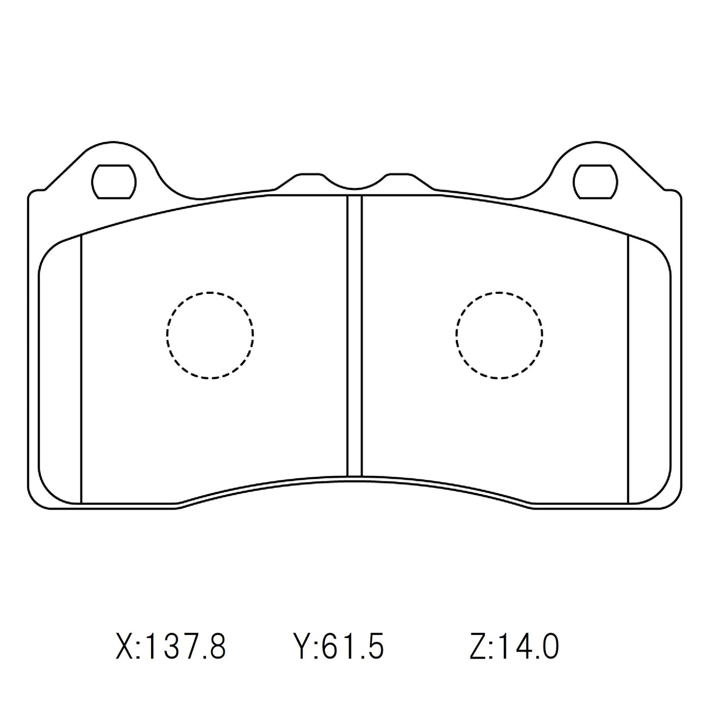 CIRCO Brake Pads Ford Focus III RS (Brembo)