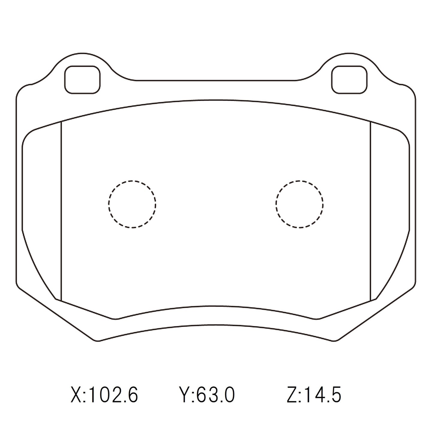 CIRCO Brake Pads Subaru WRX STI 2018 / Kia Stinger