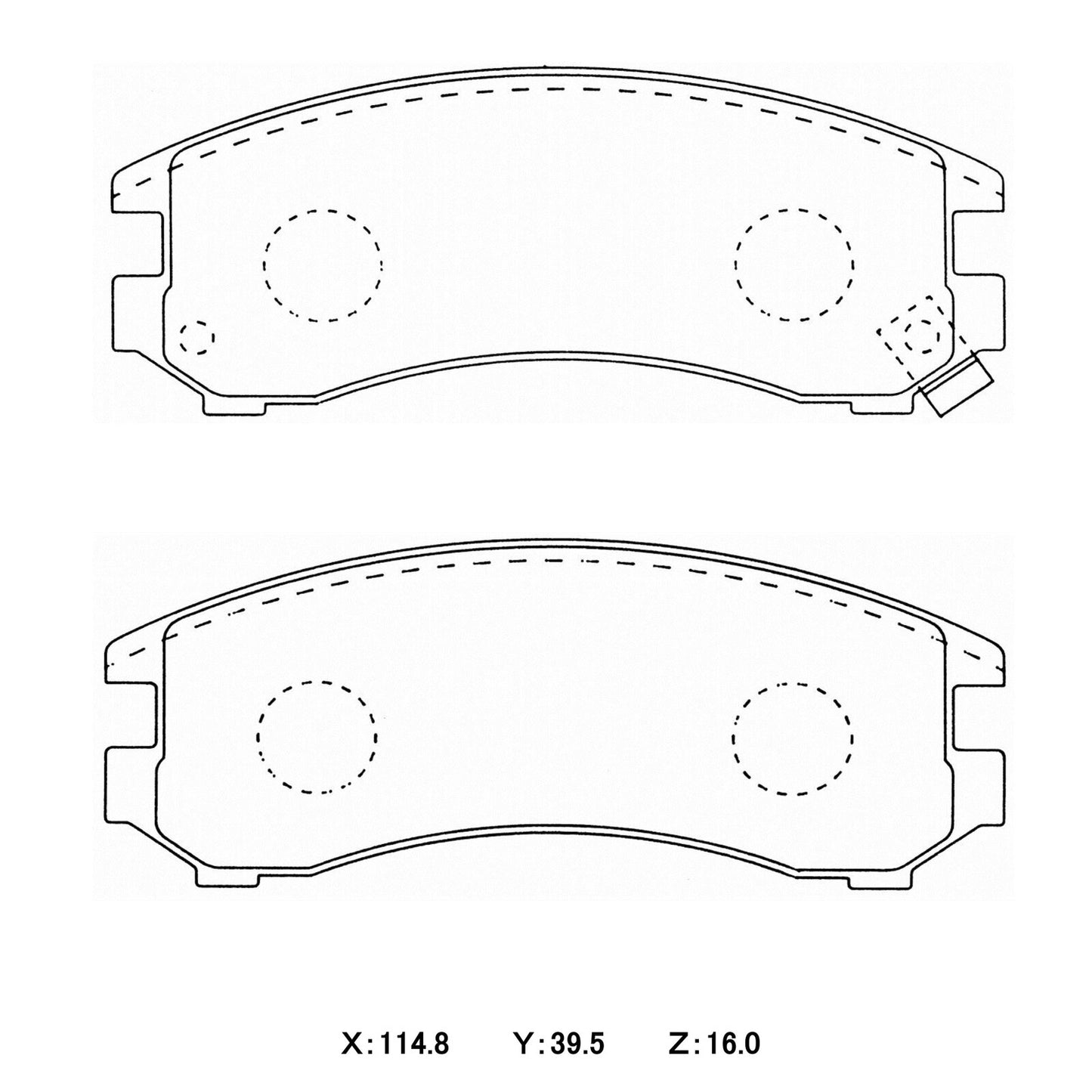 CIRCO Brake Pads Nissan 180SX S13 NA