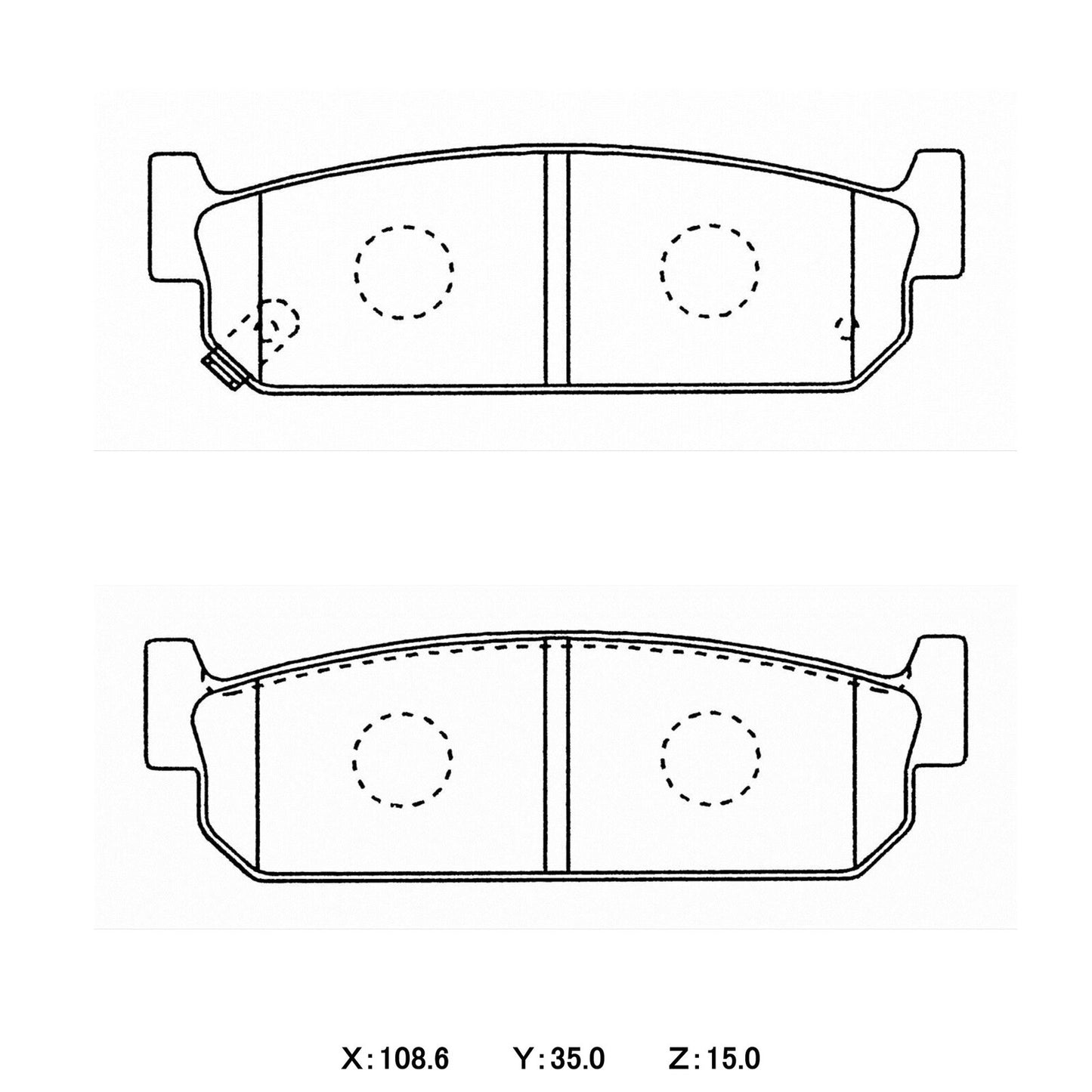 CIRCO Brake Pads Nissan Stagea WC34 RB25DET