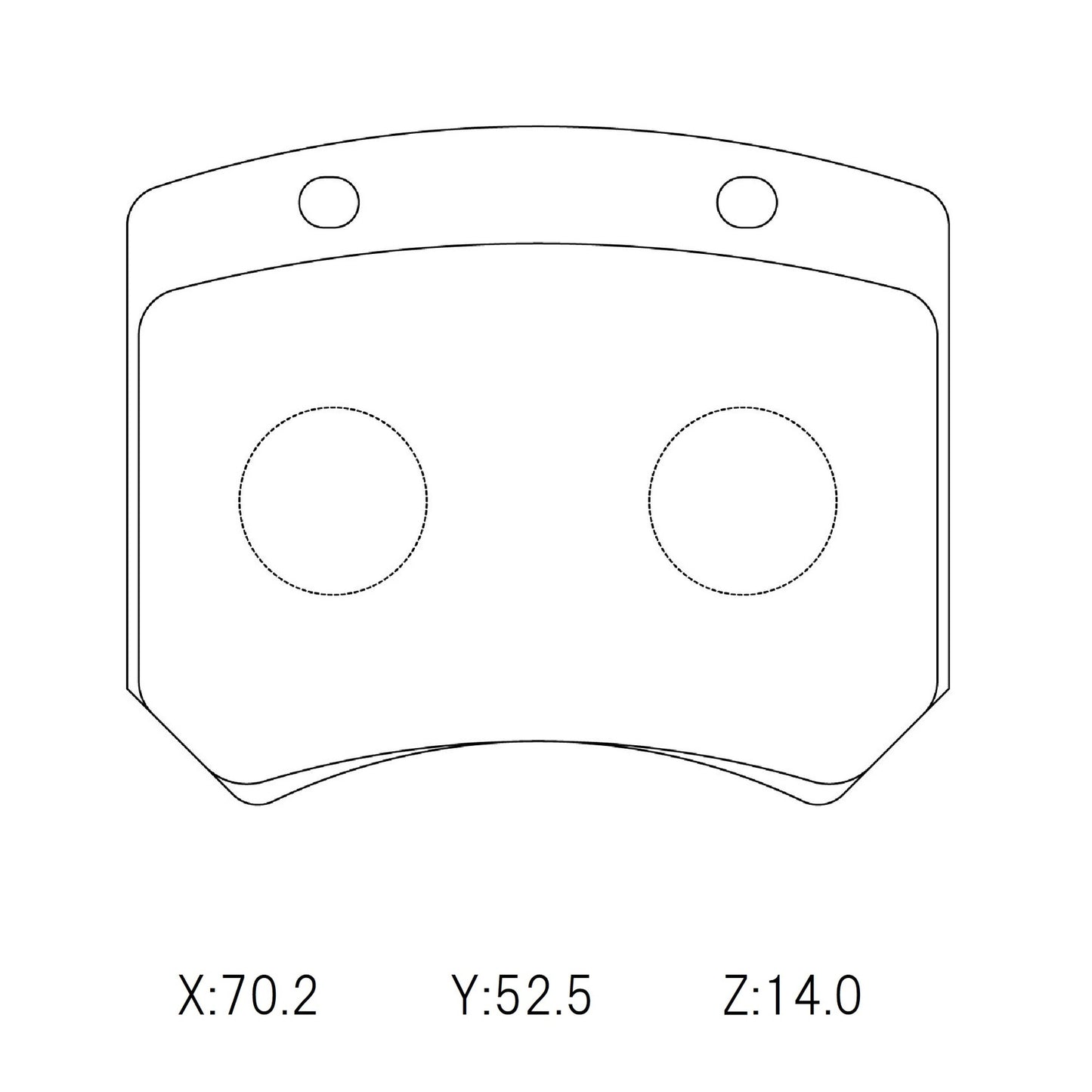 CIRCO Brake Pads AP CP2399 2pot (TCR Rear)