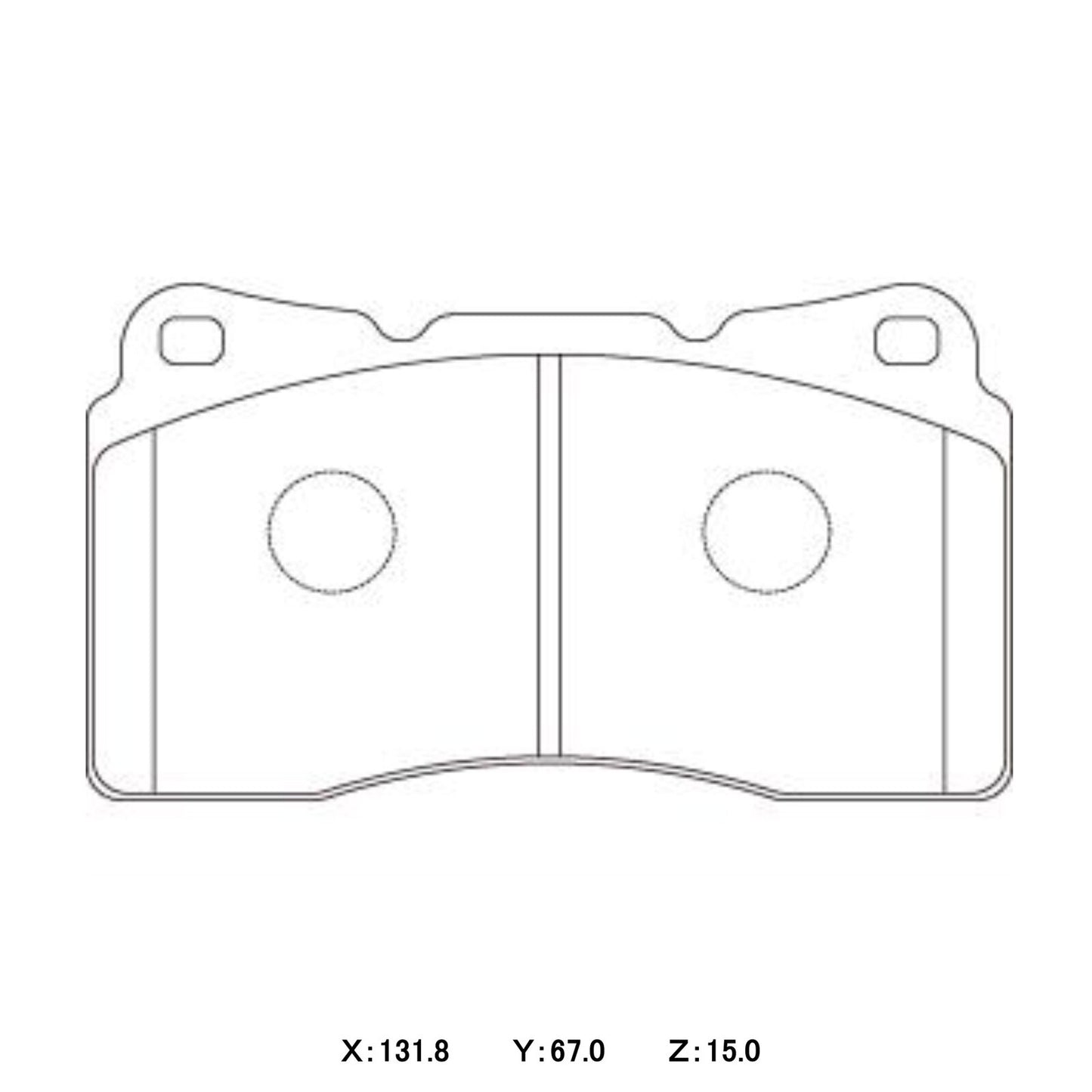 CIRCO Brake Pads Brembo Evo / WRX Sti / Commodore REDLINE