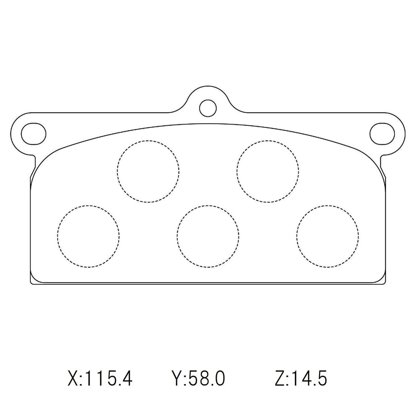 WinmaX Brake Pads Nissan President 73