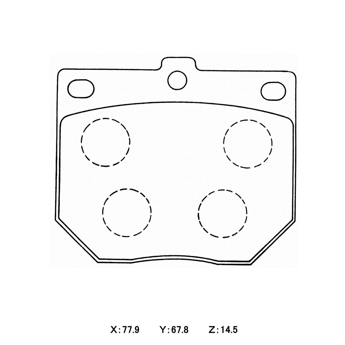 WinmaX Brake Pads Nissan 240Z / 260Z / ESCORT / TORANA