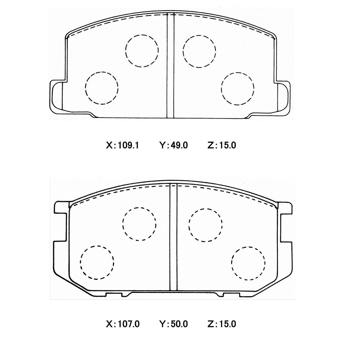 WinmaX Brake Pads Toyota Levin AE86