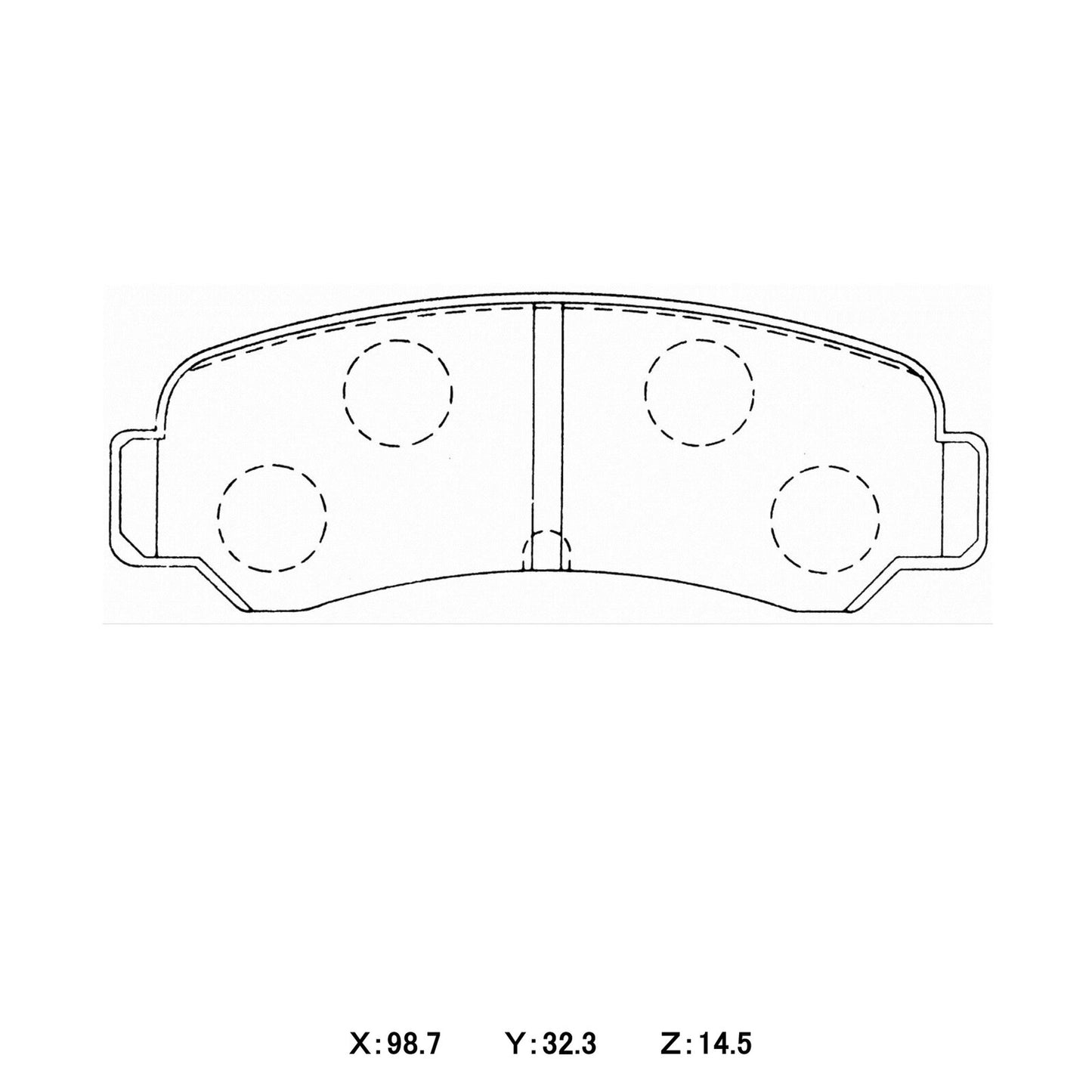 WinmaX Brake Pads Toyota AE86