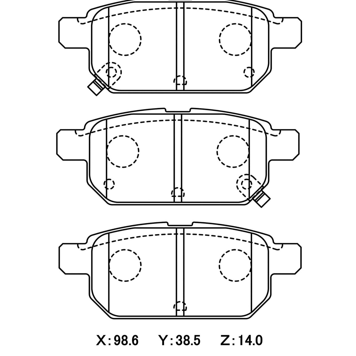 WinmaX Brake Pads Suzuki Swift Sport REAR