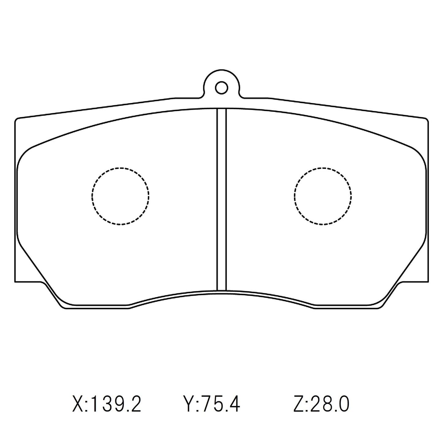 WinmaX Brake Pads Brembo B19, Wilwood Integra HP