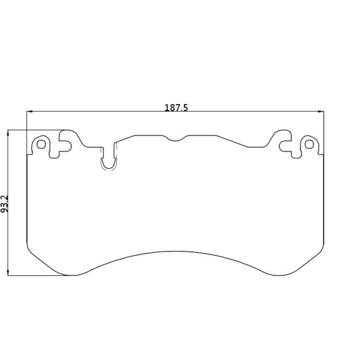 WinmaX Brake Pads Mercedes C63s / E63 / Audi RS6