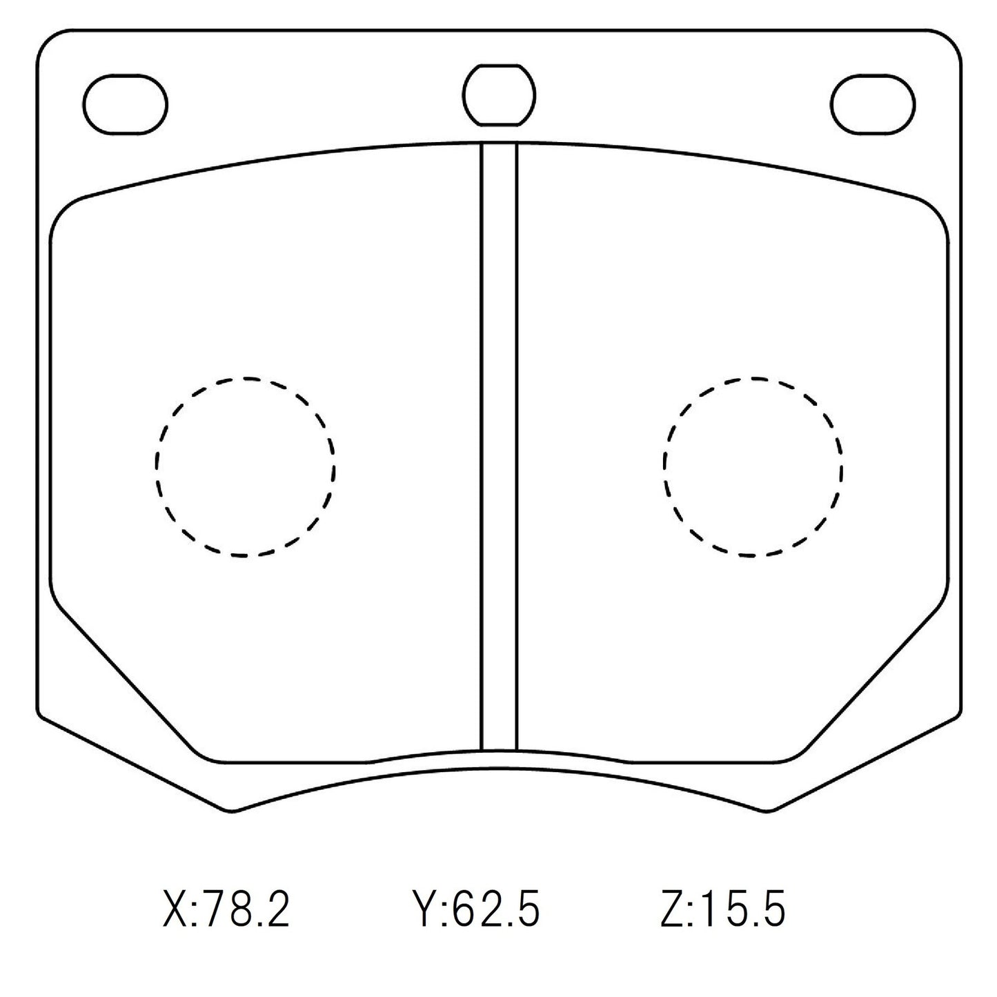 WinmaX Brake Pads Ford Capri / Cortina / Escort